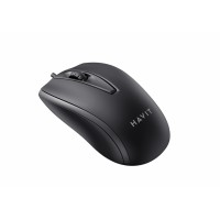 Проводная мышь HAVIT HV-MS871 USB Black (1200 DPI, 3 кл)