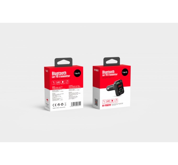 FM модулятор HAVIT HV-FM808BT Black