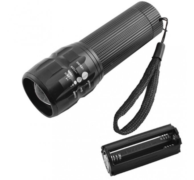 Фонарь Police 8400-LM, 3xAAA, ремешок, zoom