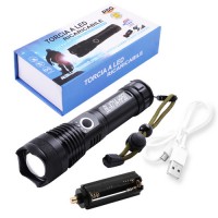 Фонарь Police X71A-HP50, 1x18650/3xAAA, индикация заряда, zoom, ЗУ microUSB, Box