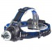 Фонарь налобный PLD-V9-F-4XPE(RGB), 2x18650, ЗУ Type-C, zoom, Box