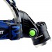 Фонарь налобный PLD-V9-F-4XPE(RGB), 2x18650, ЗУ Type-C, zoom, Box