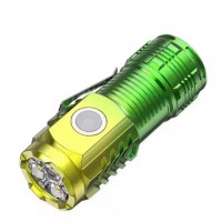 Фонарь PLD-HP01-3LED, Li-Ion аккумулятор, индикация заряда, ЗУ Type-C, магнит, Box
