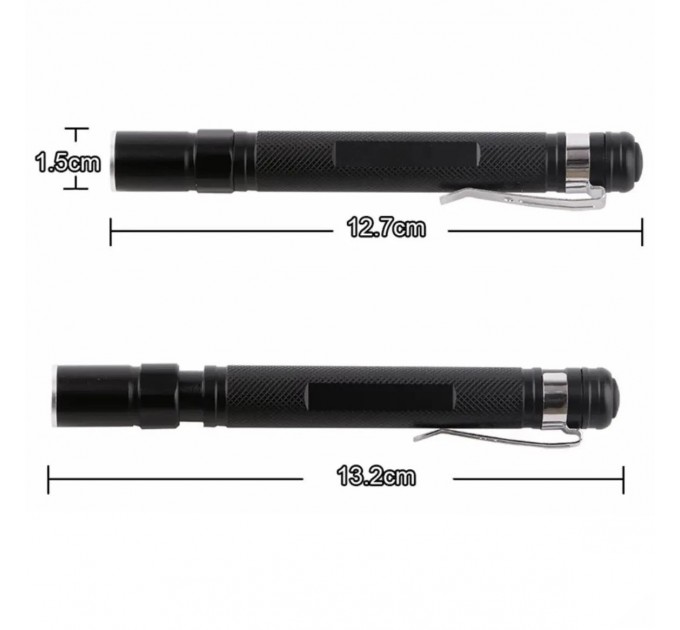 Фонарь 706-XPE(red), 2хААА, 1 режим, zoom, зажим