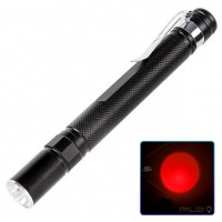 Фонарь 706-XPE(red), 2хААА, 1 режим, zoom, зажим
