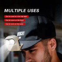 Фонарь налобный W809-2XTE, Motion Sensor, Li-Ion аккумулятор, ЗУ Type-C, магнит, клипса