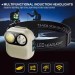 Фонарь налобный W809-2XTE, Motion Sensor, Li-Ion аккумулятор, ЗУ Type-C, магнит, клипса