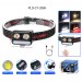 Фонарь налобный 2069-XPG(white)+XPG(yellow)+5SMD(red), Motion Sensor, Li-Ion аккумулятор, ЗУ Type-C