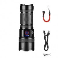Фонарь CB-B53-TG, 3х18650, power bank, индикация заряда, ЗУ Type-C, zoom, Box