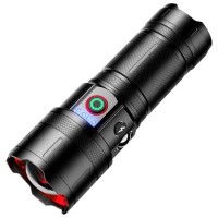 Фонарь CB-B53-TG, 3х18650, power bank, индикация заряда, ЗУ Type-C, zoom, Box