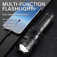 Фонарь CB-A280-TG+COB, Li-Ion аккумулятор, power bank, ЗУ Type-C, 3 фильтра, магнит, zoom, Box