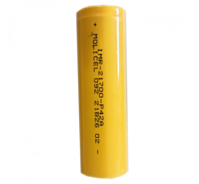 Аккумулятор 21700-Р42A, Molicel, 3000mAh, 45A