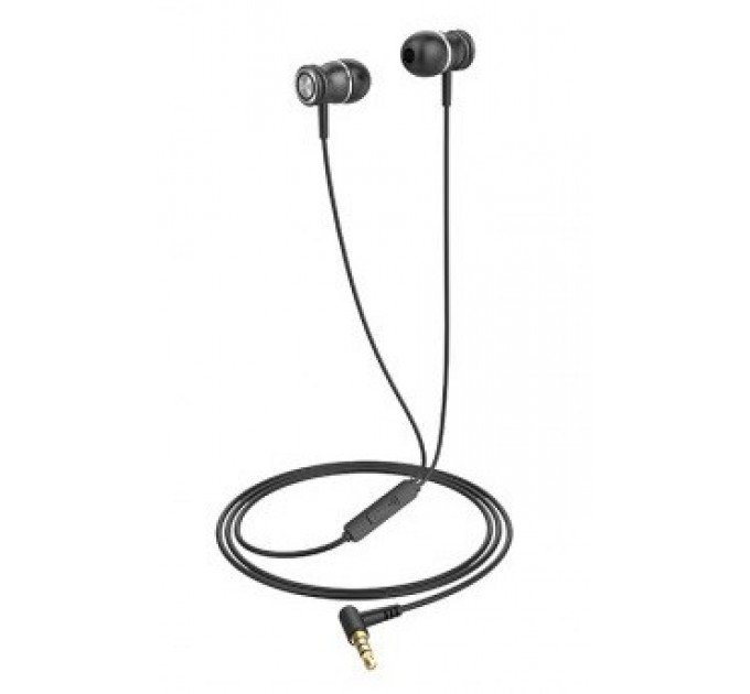 Вакуумные наушники с микрофоном HAVIT HV-E303P Black