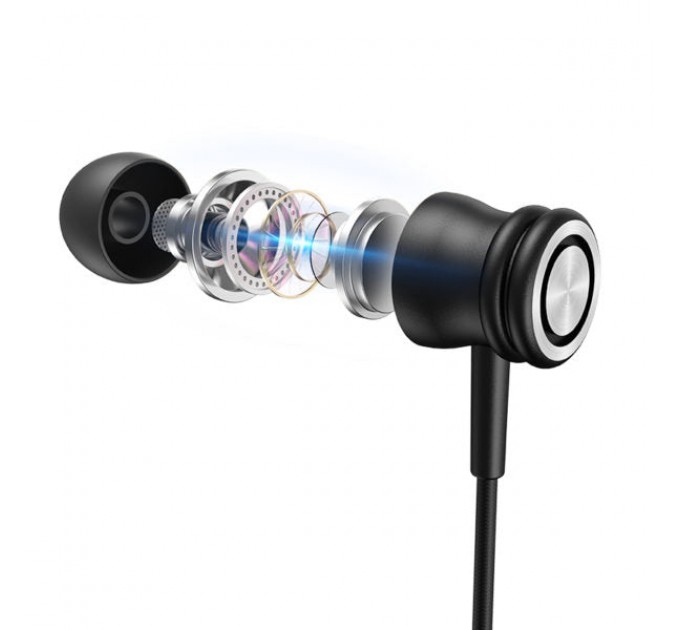 Вакуумные наушники с микрофоном HAVIT HV-E303P Black