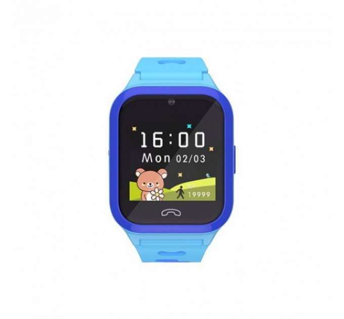 Cмарт часы детские HAVIT HV-KW02 IP67, GPS, 2G Blue