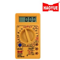 Мультиметр HAOYUE DT830D yellow, 1.5V*2 AAA, щупы