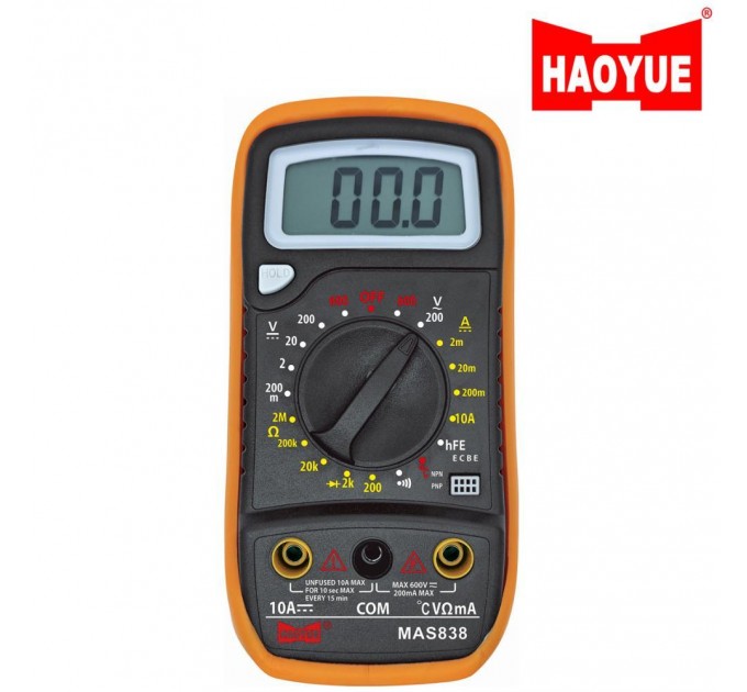 Мультиметр HAOYUE MAS838, щупы, термопара