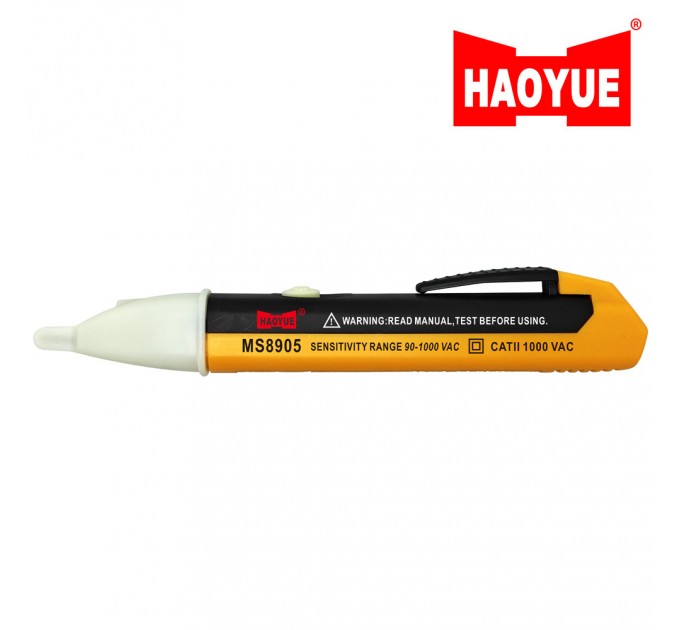 Безконтактный тестер-индикатор напряжения AC Voltage Detector HAOYUE MS8905 1.5V*2 AAA