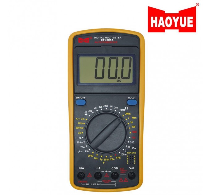 Мультиметр HAOYUE DT9205A, щупы