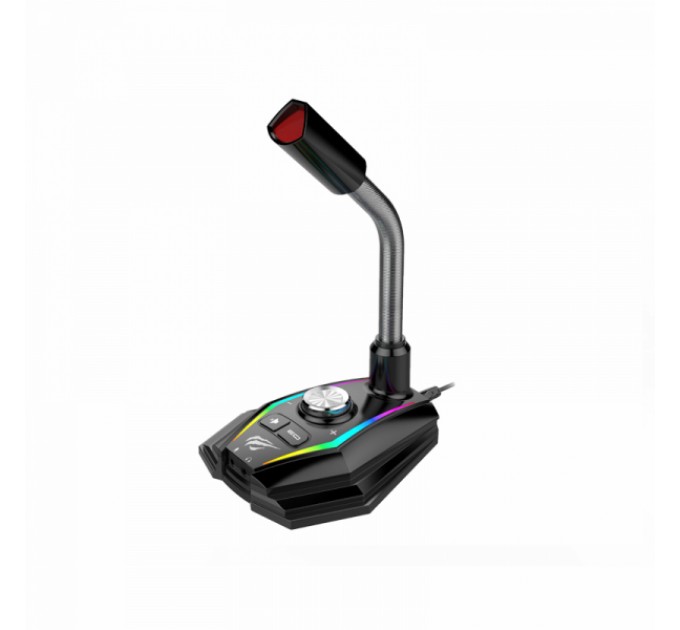 Микрофон для компьютера игровой HAVIT HV-GK56 USB RGB