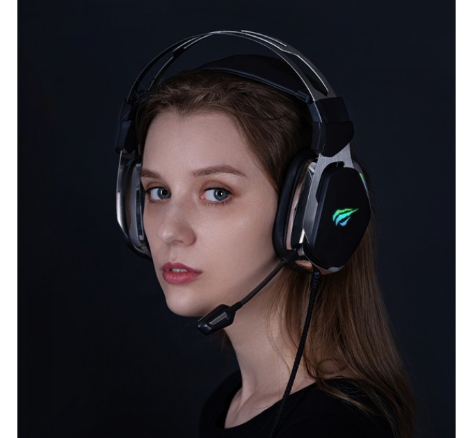 Игровые наушники с микрофоном HAVIT HV-H2018U Plug USB 7.1
