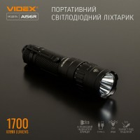 Портативный светодиодный фонарик VIDEX VLF-A156R 1700Lm 6500K