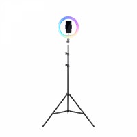 Набор 2в1 Трипод для смартфона со светодиодным RGB кольцом HAVIT HV-ST7026