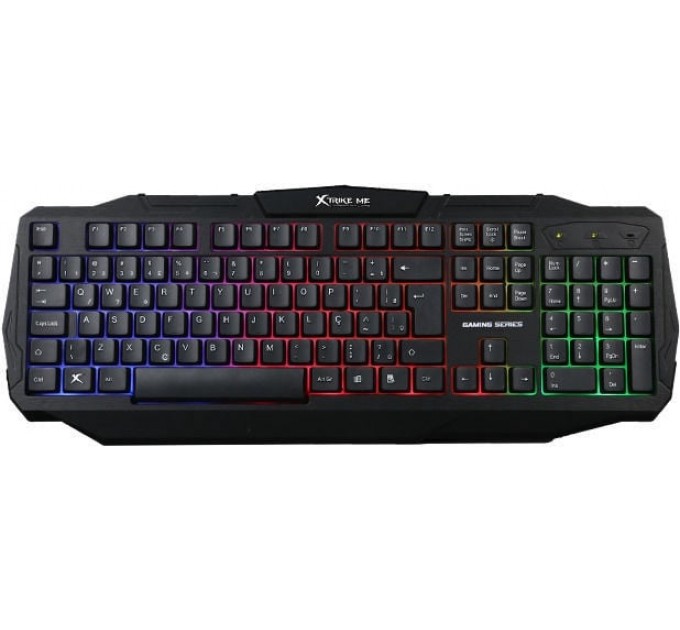 Мембранная игровая клавиатура проводная XTRIKE ME KB-302 RGB Black