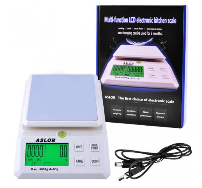 Весы кухонные QZ-168, 6 кг (0.1г) бариста