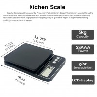 Весы кухонные B301, 5кг (1г)