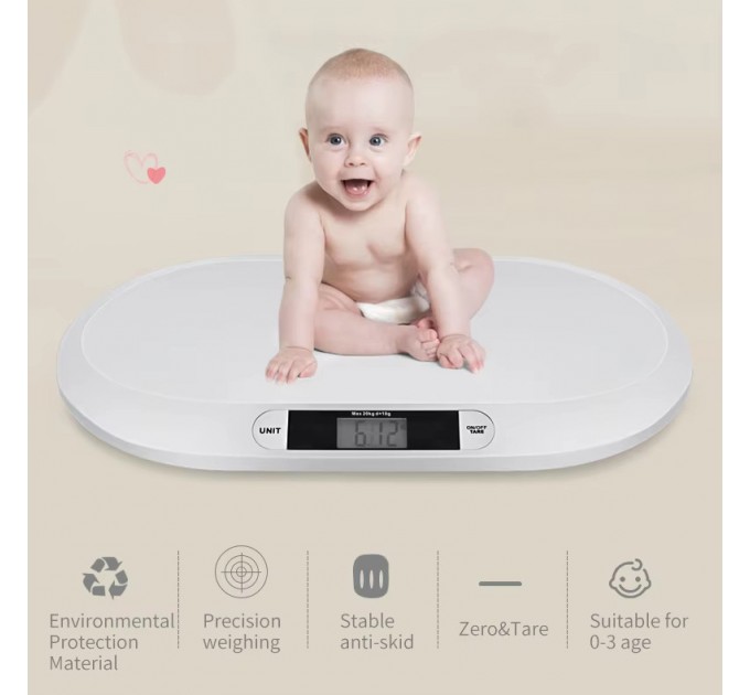Весы детские BABY SCALE, 20кг (20г)