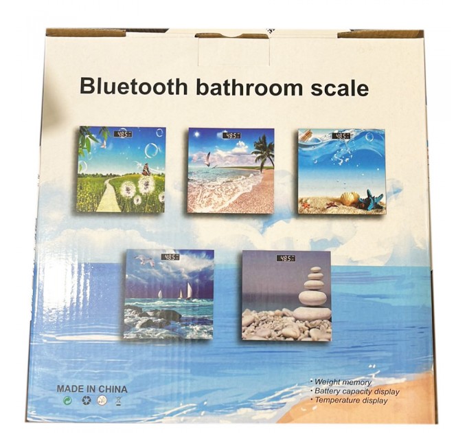 Весы напольные 17BT, 180кг (50г), температура