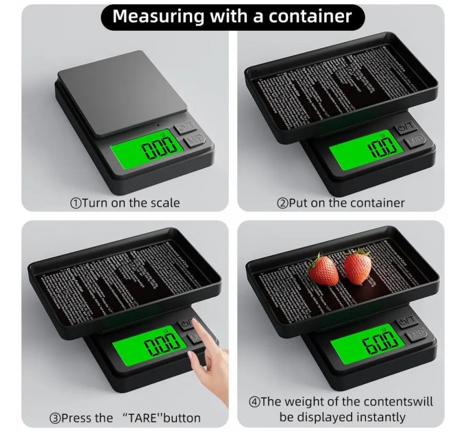 Весы ювелирные T2, 200г (0,01г)