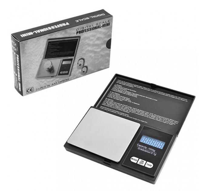 Весы ювелирные 6256, 1000г (0,1г)