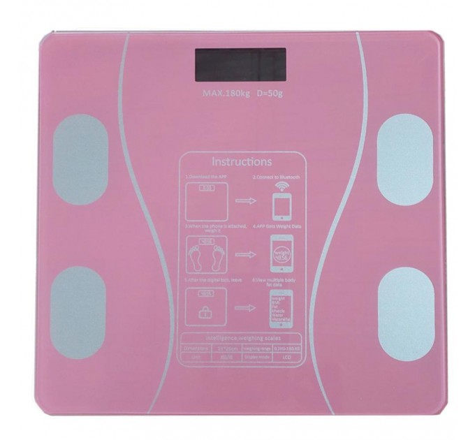 Smart весы, умные напольные 17A-C, 180кг (0,05 кг), bluetooth