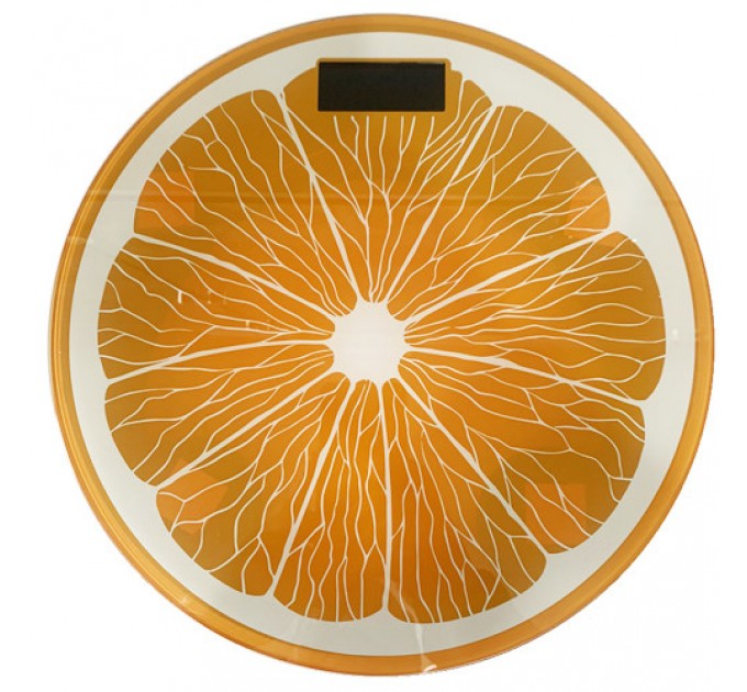 Весы напольные 2003A ORANGE, 180кг (50г), температура