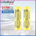 Аккумулятор 21700, LiitoKala Lii-40A, 4000mAh, ОРИГИНАЛ