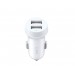 Автомобильное зарядное устройство HAVIT HV-CC2008 2USB White