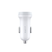 Автомобильное зарядное устройство HAVIT HV-CC2008 2USB White