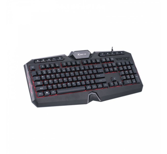 Мембранная игровая клавиатура проводная XTRIKE ME KB-509 RGB Black