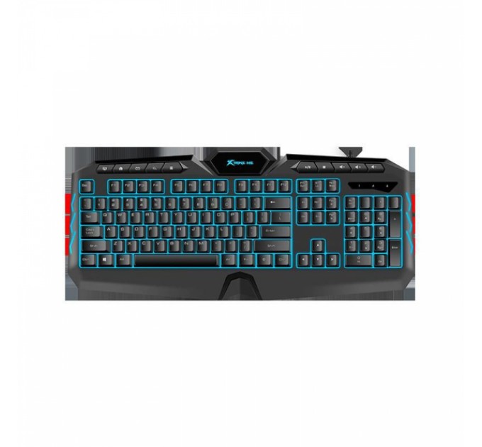 Мембранная игровая клавиатура проводная XTRIKE ME KB-509 RGB Black