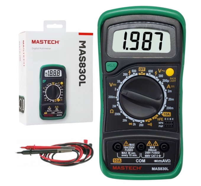 Тестер MASTECH MAS830L ОРИГИНАЛ