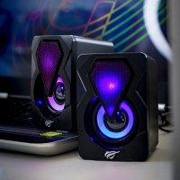 Игровые колонки HAVIT HV-SK210 mini PRO USB 2.0 RGB Black