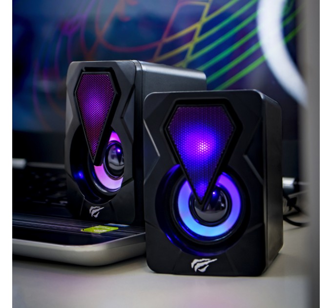Игровые колонки HAVIT HV-SK210 mini PRO USB 2.0 RGB Black