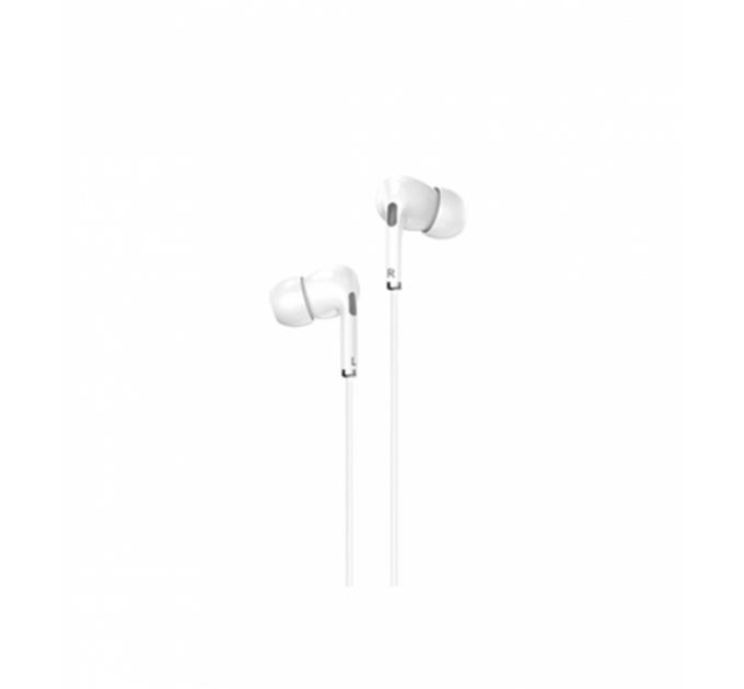 Вакуумные наушники с микрофоном HAVIT HV-E306P White