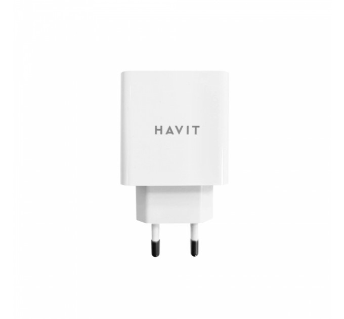 Быстрое зарядное устройство HAVIT HV-UC1015 USB 18W 3.1A QC3.0 White