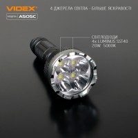 Портативный светодиодный фонарик VIDEX VLF-A505C 5500Lm 5000K