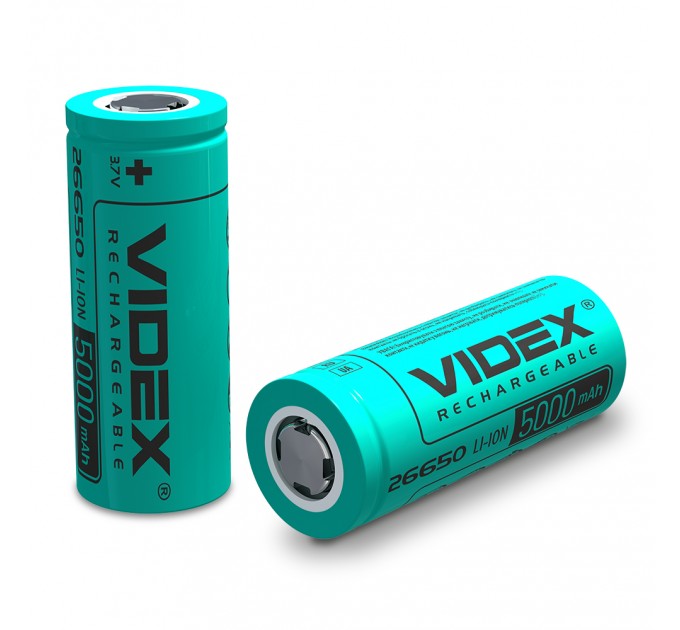 Акумулятор Videx Li-ion 26650 (без захисту) 5000mAh bulk/1шт