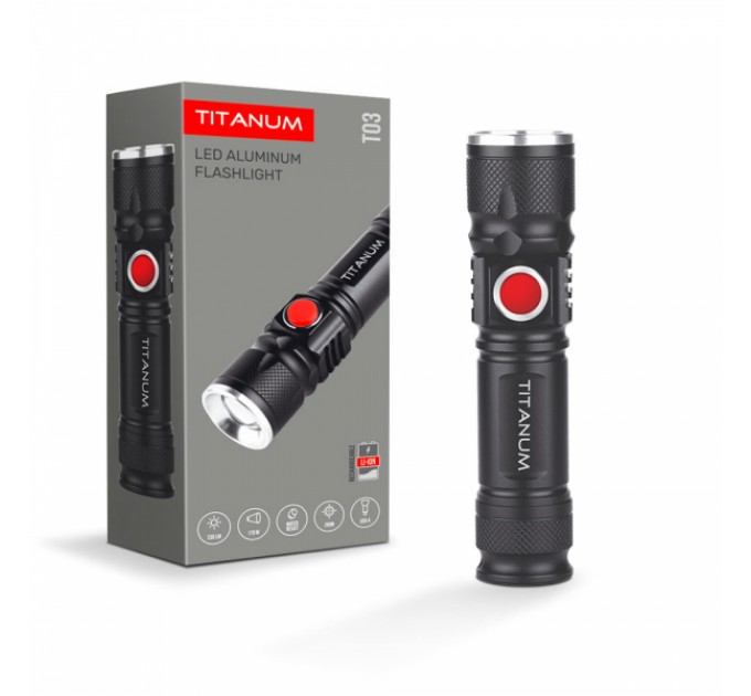 Портативный светодиодный фонарик TITANUM TLF-T03 230Lm 6500K