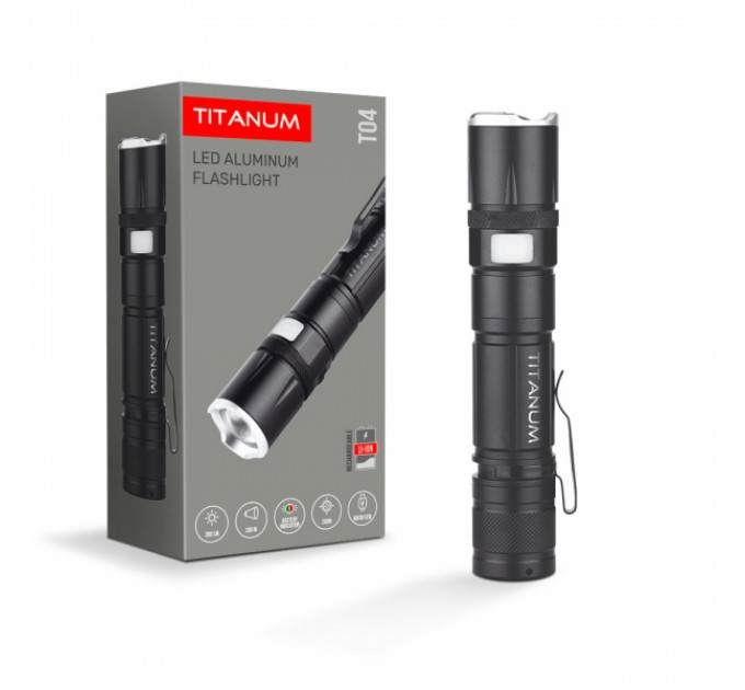 Портативный светодиодный фонарик TITANUM TLF-T04 300Lm 6500K